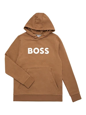 Little Boy's & Logo Fleece Hoodie