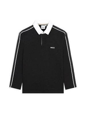 Little Boy's & Boy's Long-Sleeve Polo Shirt