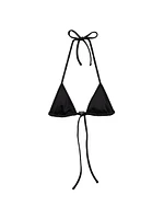 Interlock Fabric Triangle Bikini Top