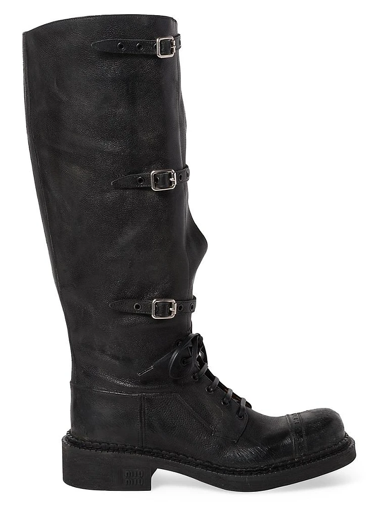 Tall Leather Boots