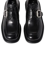 30MM Leather Buckled Monk Strap Shoes