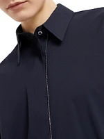 Stretch Cotton Poplin Shirt