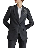 Comfort Virgin Wool Grisaille Blazer