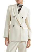 Cotton and Virgin Wool Blazer