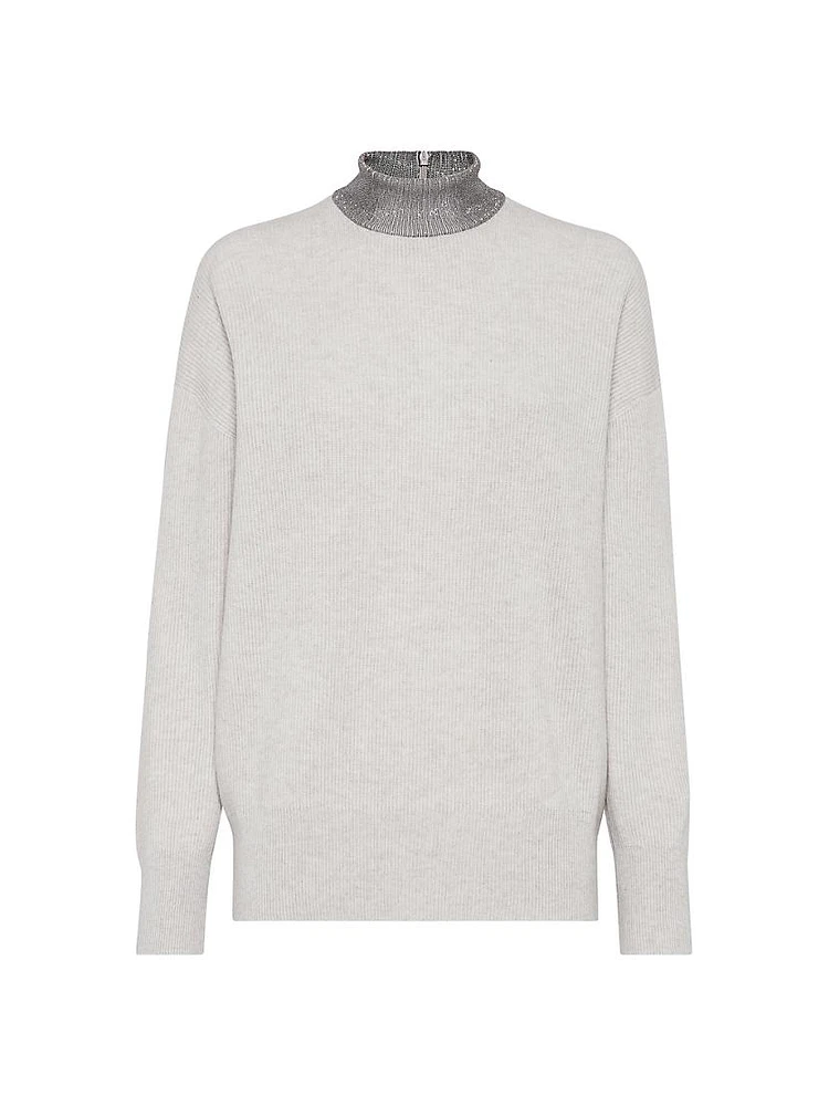 Cashmere English Rib Sweater