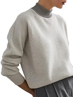 Cashmere English Rib Sweater