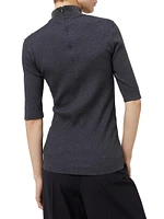 Comfort Cotton Ribbed Jersey Top