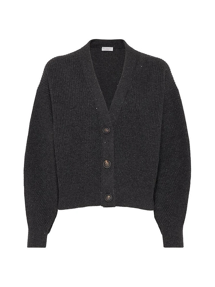 Sparkling Cashmere and Wool Cardigan