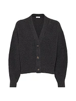 Sparkling Cashmere and Wool Cardigan