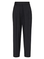 Tropical Luxury Wool Slouchy Trousers