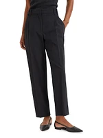 Tropical Luxury Wool Slouchy Trousers