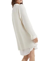 Cashmere English Rib Knit Dress