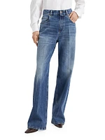 Comfort Denim Loose Five Pocket Jeans