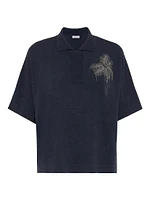 Cashmere Knit Polo T-Shirt