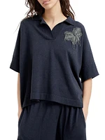 Cashmere Knit Polo T-Shirt