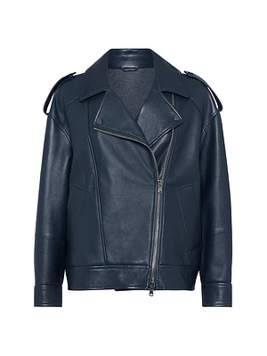 Nappa Leather Biker Jacket