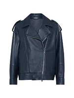 Nappa Leather Biker Jacket