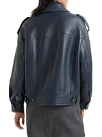 Nappa Leather Biker Jacket