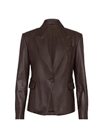 Nappa Leather Jacket with Monili