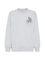 Stretch Cotton Lightweight Sweatshirt