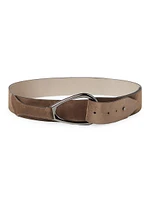 Calfskin Suede Belt