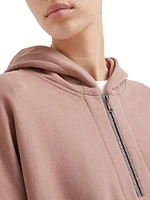 Cotton Smooth French Terry Hooded Sweatshirt