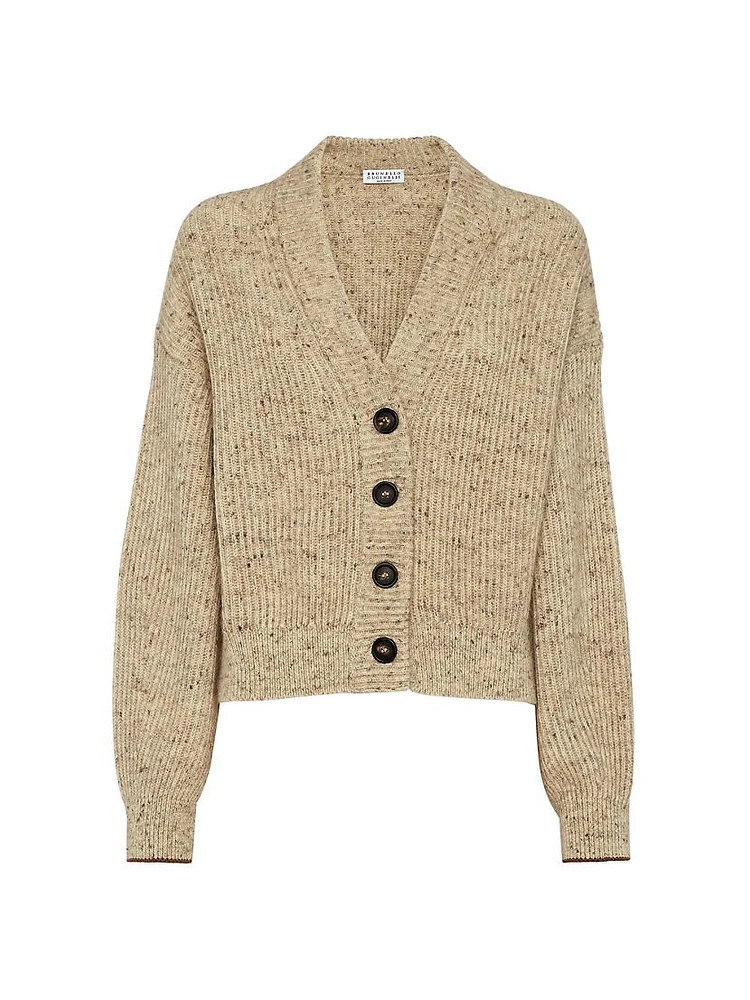 Wool, Mohair and Linen Cardigan