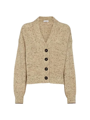 Wool, Mohair and Linen Cardigan