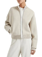 Cashmere Double Knit Outerwear Jacket