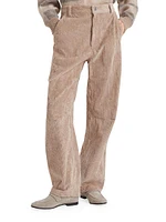 Comfort Cotton Corduroy Soft Curved Trousers