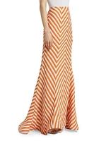 Lily Striped Maxi Skirt