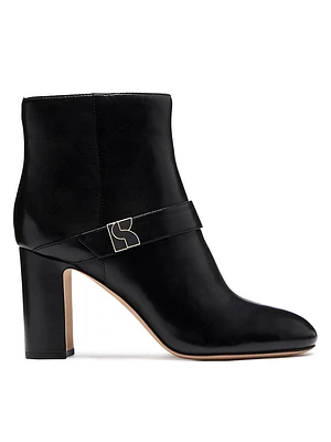 Casual Dakota Zip-Up Leather Booties