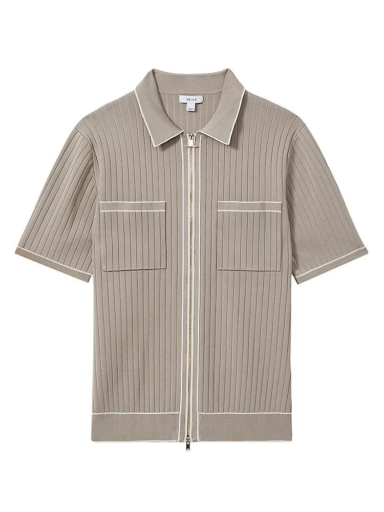 Christophe Knit Short-Sleeve Shirt