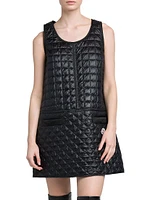 Quilted Down Short Dress