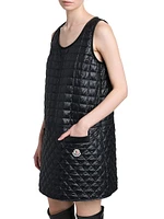 Quilted Down Short Dress