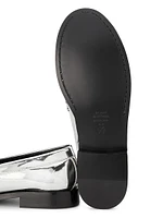 Lottie Bow Leather Loafers