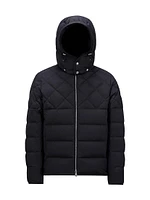Cecaud Nylon Diamond-Quilted Down Jacket