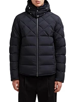 Cecaud Nylon Diamond-Quilted Down Jacket