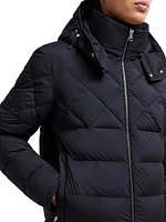 Cecaud Nylon Diamond-Quilted Down Jacket