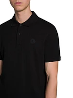 Short Sleeve Logo Patch Polo Shirt