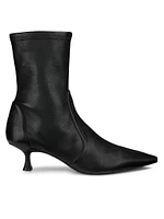 Naomi 50MM Leather Booties