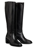 Esme 60MM Zip Leather Boots