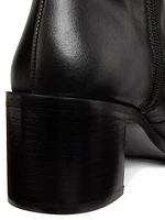 Esme 60MM Zip Leather Boots