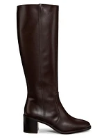 Esme 60MM Zip Leather Boots