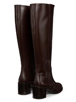 Esme 60MM Zip Leather Boots