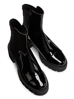 Soho 70MM Patent-Leather Booties