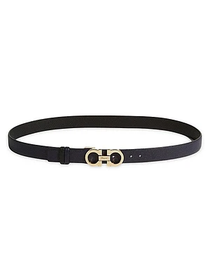 Gancini Reversible & Adjustable Cut-to-Size Leather Belt