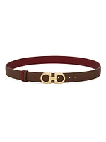 Gancini Reversible Cut-To-Size Leather Belt