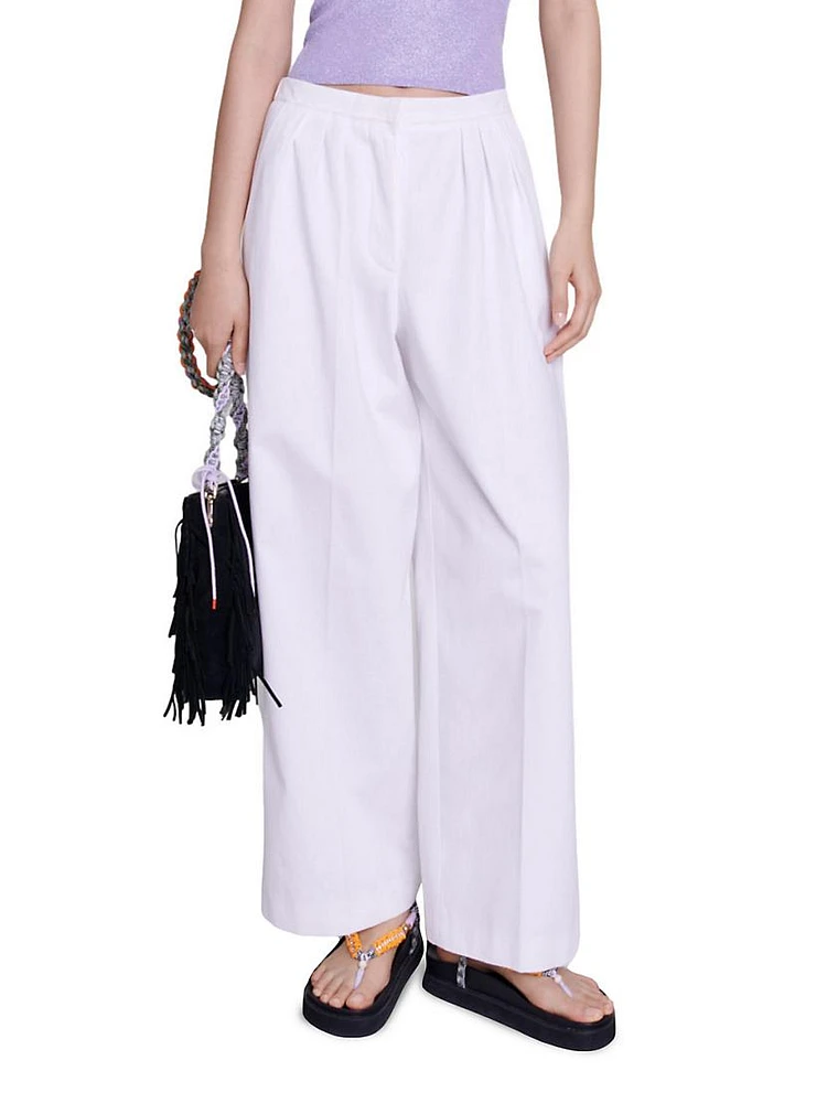 Wide-Leg Trousers