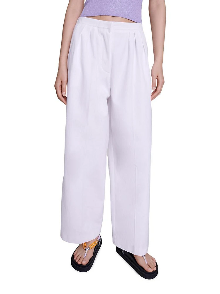 Wide-Leg Trousers